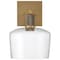 Access Lighting Port Nine Chardonnay, Chardonnay LED Wall Sconce, Antique Brushed Brass Finish, Clear Glass 63144LEDD-ABB/CLR - alternate 3